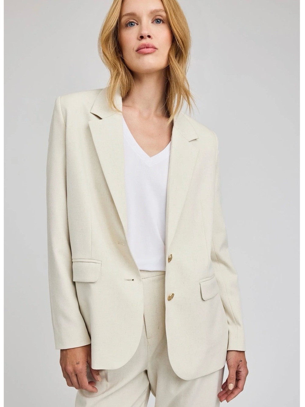 Gentle Fawn Margot Blazer - Heather Cream